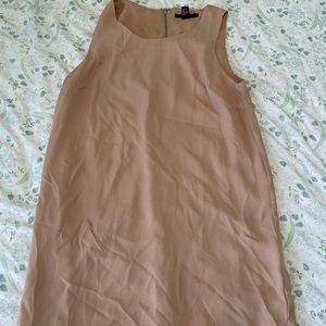 Nude forever 21 mini shift dress